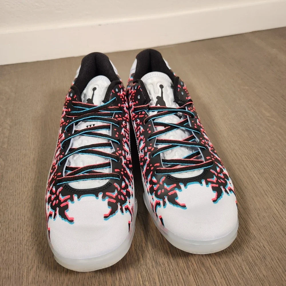 6.5Y Jordan Zion 3 GS Shock World White Black Blue Red FZ4792-060 6.5 8 Women